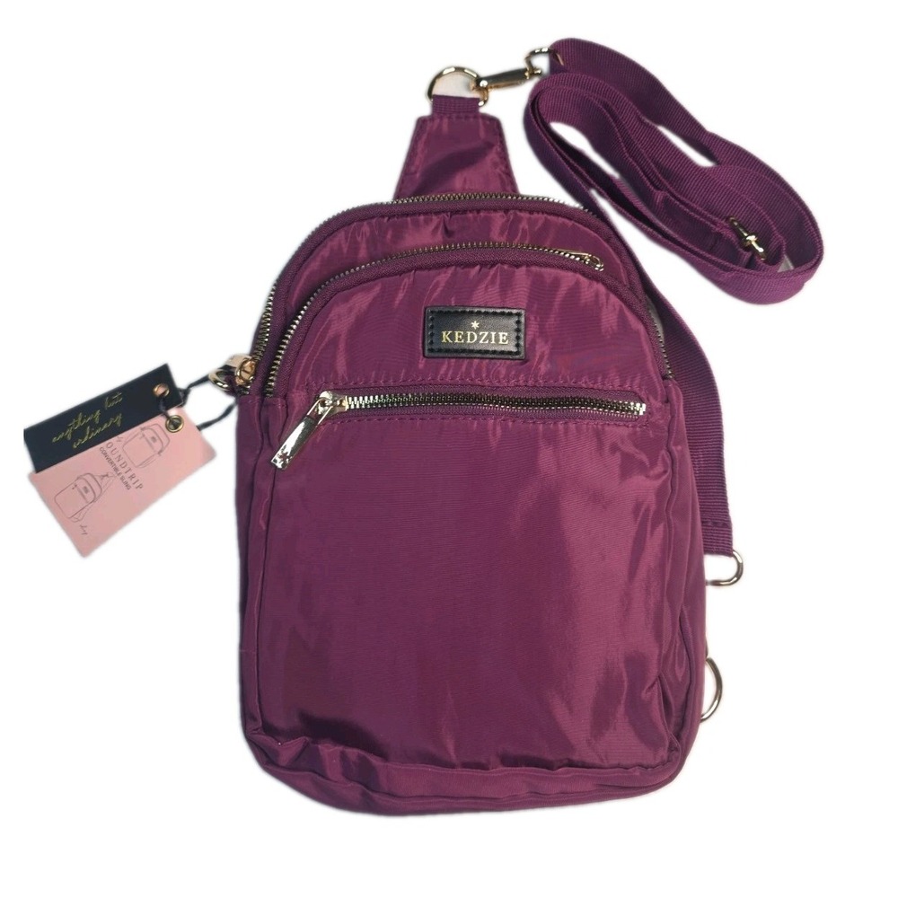 NWT Purple Kedzie Roundtrip Convertible Sling Bag